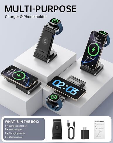 2026 Traveling Wireless Fast Charger for Apple & Android Charging Station in Kuwait