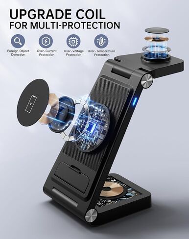 2026 Traveling Wireless Fast Charger for Apple & Android Charging Station in Kuwait