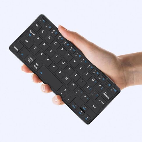 Universal Wireless Keyboards Portable Mini Keyboard with Any-Angle Stand in Saudi Arabia