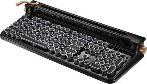 FINEDAY Keyboard 2.0 Plus, 2.4G Wireless & Bluetooth, 104 Keys, Blue Switch, 5000mAh, Retro Mechanical Keyboard for PC/Mac/Phone (English Keycaps) in Saudi Arabia
