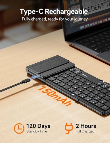 TECKNET Foldable Bluetooth Keyboard with Touchpad & Numpad in Saudi Arabia