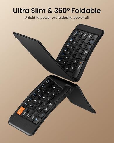 ProtoArc XK03 Ergonomic Foldable Keyboard for iPad, iPhone, Tablet, Laptop in Saudi Arabia