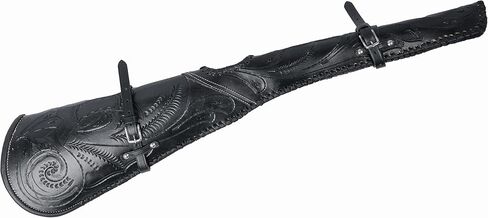 Hulara 33" Leather Rifle Scabbard Lever Action – Western Handmade Gun Case | Full Grain Leather Rifle Case | Fits Winchester, Marlin, Henry 16-24 Inch Barrel | Saddle & ATV Mount in Saudi Arabia