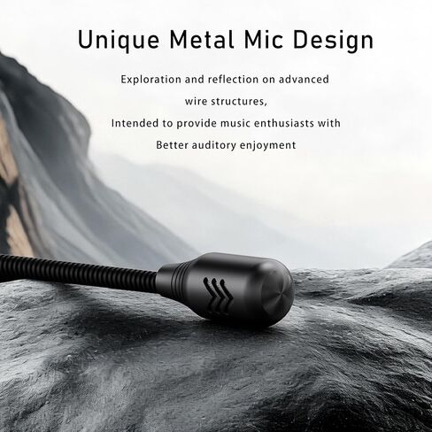 Boom Gaming Microphone Cable,Over-Ear Headphones Voice Call Recording Cable,Aluminum Alloy Mic,High Purity Oxygen Free Copper Earphone Cord Custom-Designed for Gaming Live Streaming Studio 3.5mm 6.5ft in Saudi Arabia