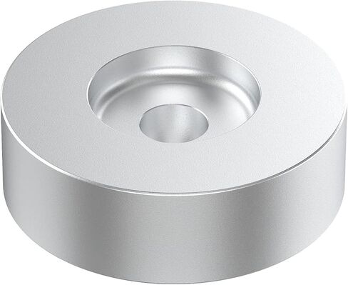 Kedok 45 RPM Adapter, for 7 Inch Vinyl Record Players and Technics Turntables, Solid Aluminum Dome 45 Adapter Silver in Kuwait