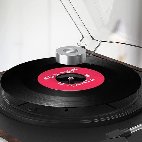 Kedok 45 RPM Adapter, for 7 Inch Vinyl Record Players and Technics Turntables, Solid Aluminum Dome 45 Adapter Silver in Kuwait