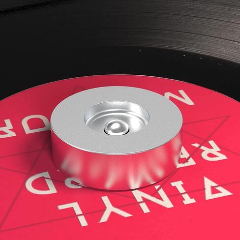 Kedok 45 RPM Adapter, for 7 Inch Vinyl Record Players and Technics Turntables, Solid Aluminum Dome 45 Adapter Silver in Kuwait