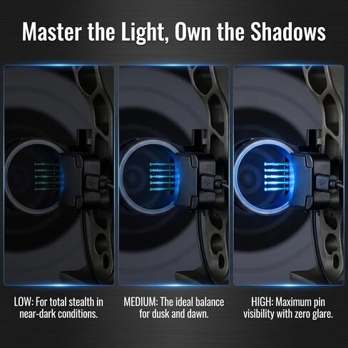 Rechargeable Archery Bow Sight Light for Compound Bow in Saudi Arabia