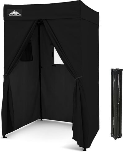 EAGLE PEAK 4x4 Pop Up Changing Tent, Flat Top Changing Room, Brown in Kuwait