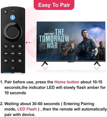 Replacement Voice Amazon Remote Control Compatible with Firestick-AMZ TV in Saudi Arabia