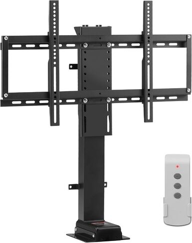 VEVOR Motorized TV Lift Stroke Length 39.4 Inches Motorized TV Mount Fit for 32-70 Inch TV Lift with Remote Control Height Adjustable 28.74-68.11 Inch,Load Capacity 154 Lbs in Kuwait