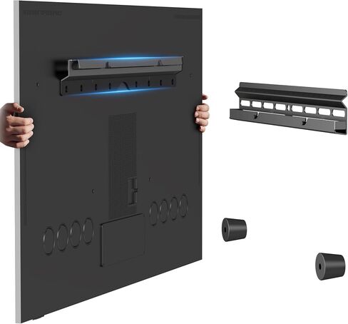 XINLEI No Stud TV Wall Mount, Drywall Studless TV Hanger for Most 23 24-55 60 65inch Flat Screen TVs, Holds up to 100lbs, No Drill, Easy Install (MF81) in Saudi Arabia