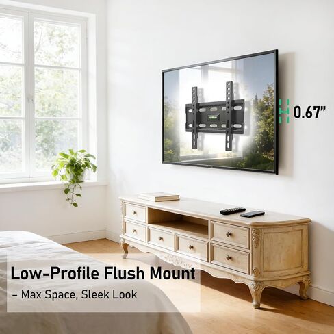 TV Wall Mount Bracket Fixed for 12-43" LED LCD TVs & Monitors in Saudi Arabia