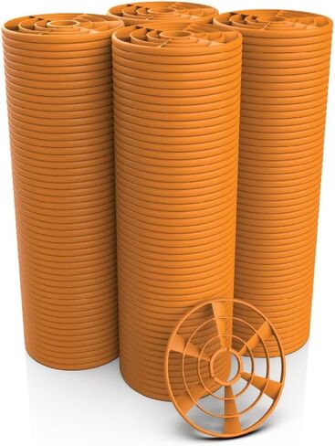 Caldwell ClayCopter Target Discs 90mm-110mm 200 Pack, Biodegradable, Lightweight Clay Pigeon, for ClayCopter Launchers, Target Shooting, Range, and Hunting in Kuwait