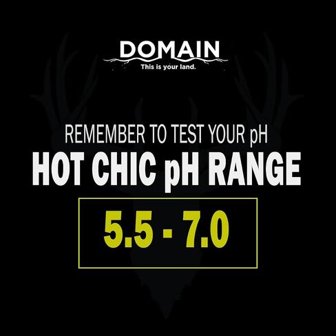 Domain Outdoor Hot Chic Food Plot Seeds for Deer, Chicory - 2 Varieties of Clover, Great to Plant in Spring or Fall, Hardy Mixture of PH Tolerant Perennials, Can Last Several Years, 1/2 Acre in Saudi Arabia