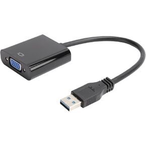 Fabater USB to VGA Adapter, USB 3.0 to VGA Video Converter with Audio, 5.0Gbps, 1920x1080, Compatible with 7/8/10, for Extended Desktop in Saudi Arabia