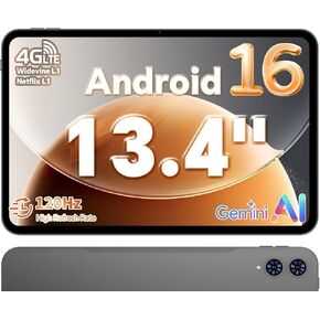 TECLAST T65 13.4" Android16 4G Tablet, 20GB+128GB 120Hz Widevine L1 in Kuwait