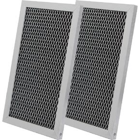 2 Pack Microwave Charcoal Filter Replacement for GE JVM6175 Series, Compatible with JVM6175EK5ES JVM6175SK5SS JVM6172SK5SS JVM6175DK5WW JVM6175YK5FS, Vent Hood Filter in Kuwait