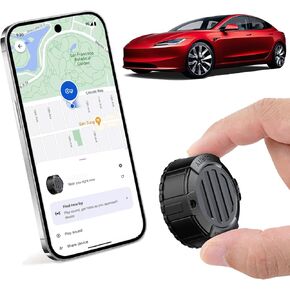 Mini GPS Tracker for Vehicles - Magnetic Car Tracker Device, Hidden | Real-Time Tracking | No Extra Monthly Fee | Long Battery Life, Air Tag Smart Car Locator Work Compatible with iOS and Android in Kuwait