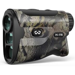 WOSPORTS Hunting Rangefinder, Range Finder for Hunter with Bow Hunting Mode/Distance/Angle/Speed/Scan Multi Functional, 6X Magnification, 1500-Yard in Saudi Arabia