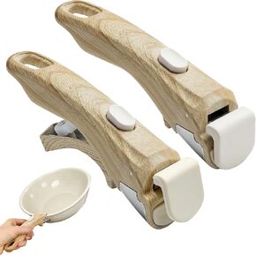 Removable Pot Handle 2PCS, Detachable Replacement Handle for Pots and Pans, Universal Replacement Compatible with Most Cookware, Durable and Heat-Resistant (White) in Saudi Arabia
