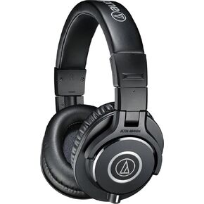 Audio-Technica ATH-M40x Professional Studio Monitor Headphone, Black, with Cutting Edge Engineering, 90 Degree Swiveling Earcups, Pro-Grade Earpads/Headband, Detachable Cables Included in Saudi Arabia