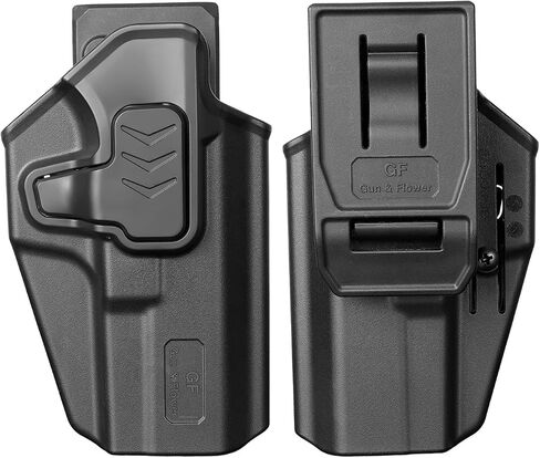 OWB Holster for Glock 17/19/ 19X/ 22/23/ 31/32 (Gen 1-6), Ruger RXM, PSA Dagger Compact, Glock 44/45 - Fits MOS/Red Dot, Level II Index Finger Release, Adj. Retention, Right Hand in Saudi Arabia
