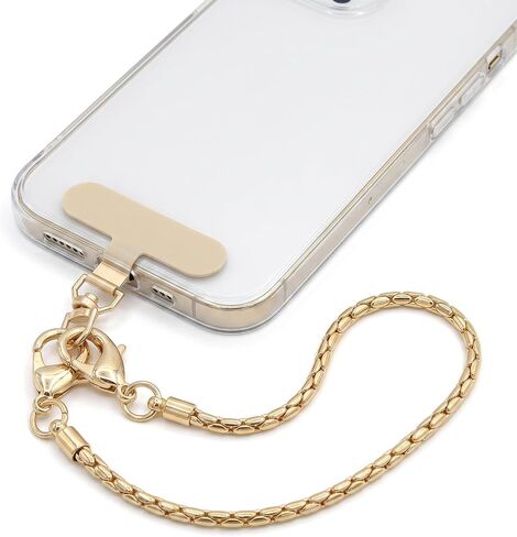 Detachable Metal Phone Wrist Strap with Tether Tab, Women’s Phone Chain Wristlet, Fits All Smartphones for Shopping and Traveling in Kuwait