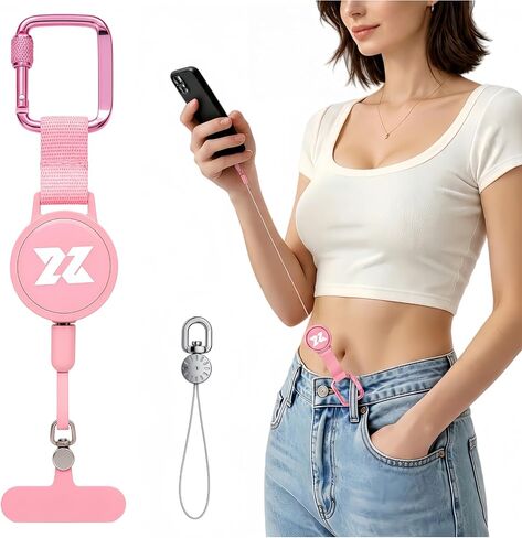 Anti-theft Retractable Steel Line Phone Tether Lanyard in Saudi Arabia