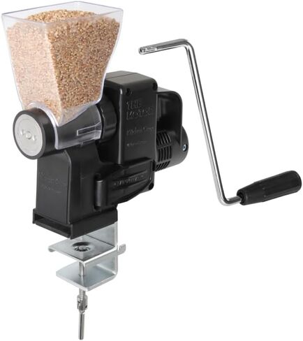 Kitchen Crop Grain Mill Wheat Flour Grinder, Stainless Steel Metal Burrs (Deluxe Grain Mill + The Motor) in Saudi Arabia