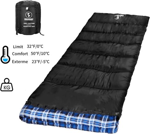 Cotton Flannel Sleeping Bag for Adults, Camping Sleeping Bag in Kuwait