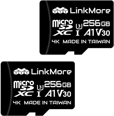 LinkMore XV13 Agon 256GB Micro SD Card, A1 U3 V30, Up to 100MB/s in Kuwait