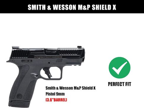 OWB Holster Compatible with Smith & Wesson M&P Shield X, Kydex Optic Cut in Saudi Arabia