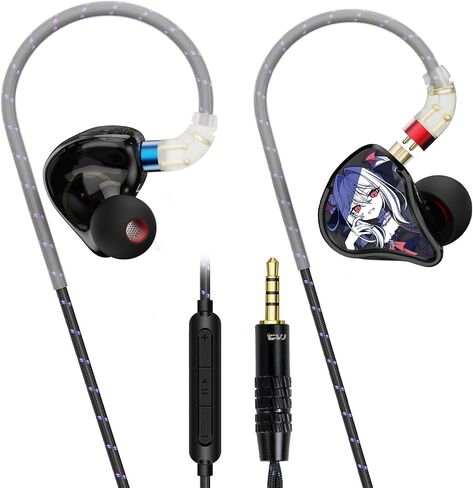 Versatile Wired IEM Earbuds for Gaming/Music,in Ear Monitor with Mic in Kuwait