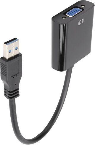 Fabater USB to VGA Adapter, USB 3.0 to VGA Video Converter with Audio, 5.0Gbps, 1920x1080, Compatible with 7/8/10, for Extended Desktop in Saudi Arabia