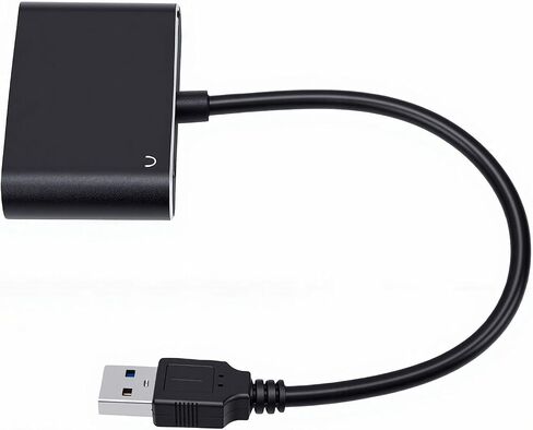 GOWENIC USB 3.0 to VGA Adapter, Dual Monitor Display Support 60Hz Full HD Video Converter, with Screen Extension and Mirror Mode, for 10 8 7 and OS X in Saudi Arabia