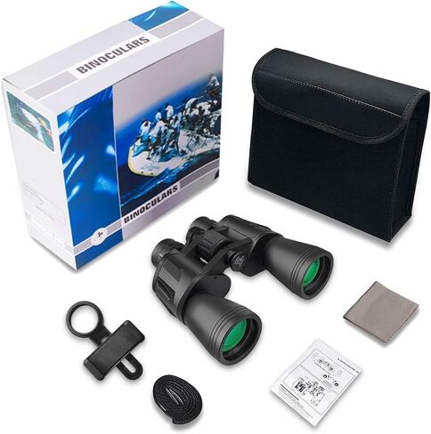 20x50 Binoculars for Adults, HD High Powered Professional Binoculars for Bird Watching Travel Concerts Outdoor-BAK4 Prism FMC Lens,Waterproof in Kuwait