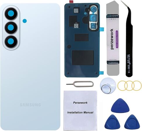 Back Glass Replacement for Samsung Galaxy S26+ 6.7-inches with Reparing Toolkit (White) in Saudi Arabia