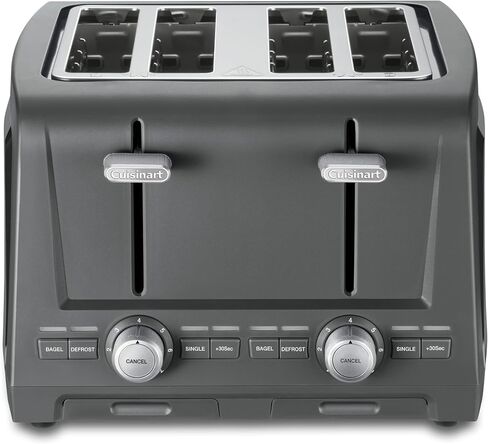 Cuisinart 4-Slice XL Slot Toaster, 7 Shade, High-Lift, Stainless Steel in Saudi Arabia