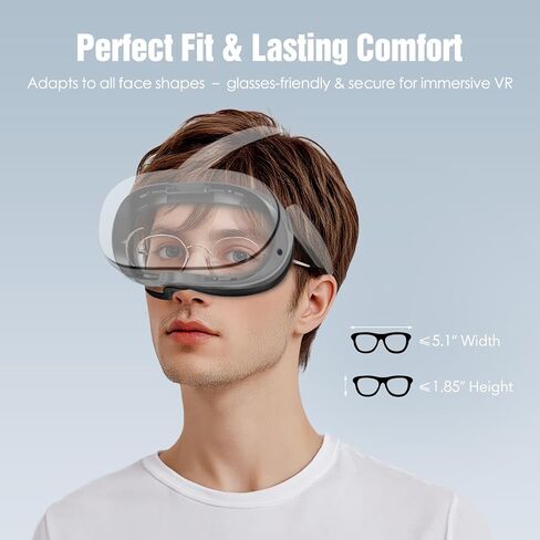 SUPERUS for Quest 3S Face Pad Cover Facial Interface, Soft PU Face Cushion Pad Compatible with Meta/Oculus Quest 3S Accessories, Fully Integrated Anti-Light Leakage Design (Not Fit Quest 3) in Saudi Arabia
