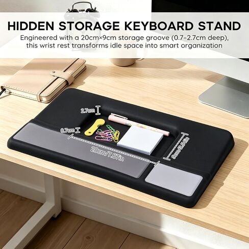 JIKIOU Keyboard Stand and Mouse Pad Set with Wrist Rest in Saudi Arabia