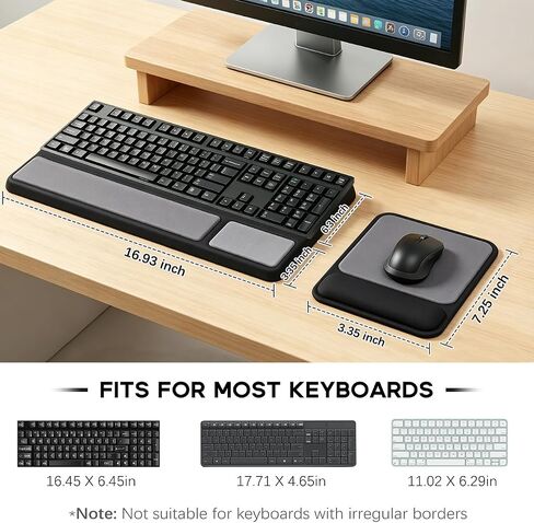 JIKIOU Keyboard Stand and Mouse Pad Set with Wrist Rest in Saudi Arabia