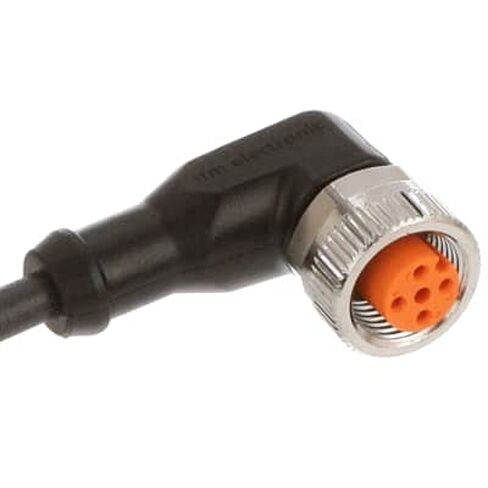 EVC008, Cordset, M12 Female R/A, 4 Wire, 5 Pin, LED, 5m, PUR, Black in Kuwait