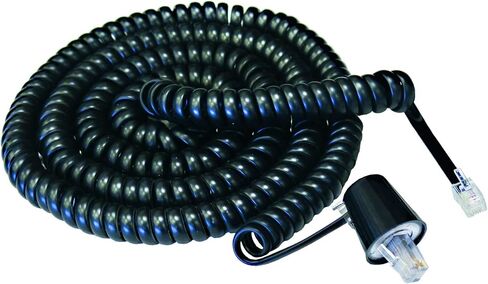Softalk Twisstop Detangler with Coiled, 25-Foot Phone Cord, Black in Saudi Arabia