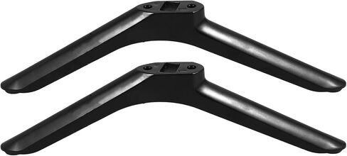 TV Stand Legs for 32Inch TVs | 2PCS Replacement TV Feet with Screws | Easy Install Plastic Mounting Brackets, Black Tabletop Base Stand(Please Check Holes Fit) in Saudi Arabia