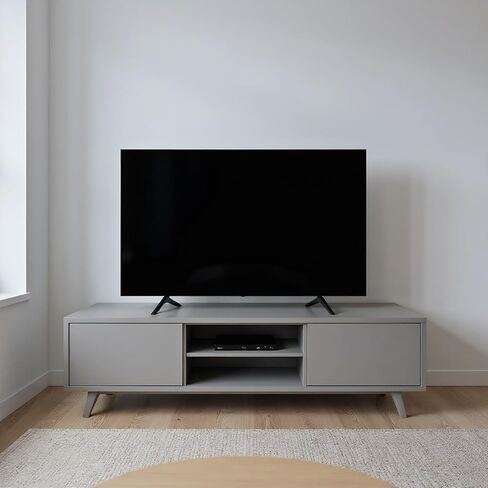 TV Stand Legs for 32Inch TVs | 2PCS Replacement TV Feet with Screws | Easy Install Plastic Mounting Brackets, Black Tabletop Base Stand(Please Check Holes Fit) in Saudi Arabia