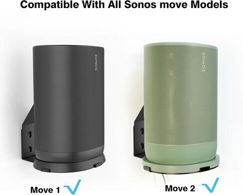 Monzlteck Wall Mount for SONOS Move,Compatible with Move1 and Move2. in Saudi Arabia