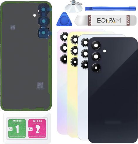 Back Cover Glass for Samsung Galaxy A35 SM-A356 Black in Saudi Arabia