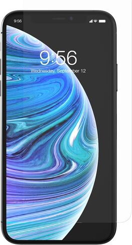ZAGG Glass+ واقي شاشة لهاتف iPhone XS/X - زجاج مقسى عالي الدقة لهاتف Apple - درع غير مرئي - حماية من الصدمات والخدوش in Kuwait