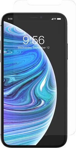 ZAGG Glass+ واقي شاشة لهاتف iPhone XS/X - زجاج مقسى عالي الدقة لهاتف Apple - درع غير مرئي - حماية من الصدمات والخدوش in Kuwait